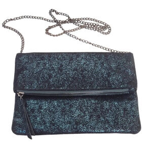 Madison West Sparkle Envelope Clutch Crossbody Purse Handbag